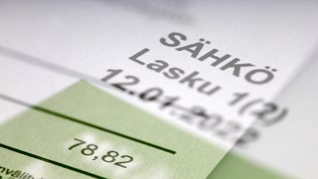 Kilpailu- ja kuluttajavirasto varoittaa 365 Hankinnan lähettämistä aiheettomista sähkölaskuista. Kuvituskuva.