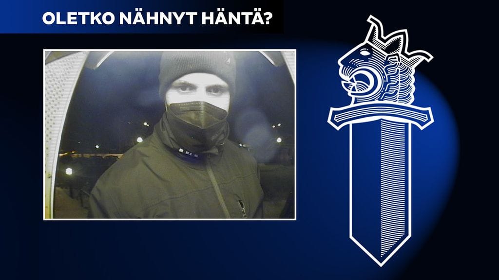 Poliisi kaipaa vihjeitä tästä henkilöstä rikoksen selvittämiseksi.
