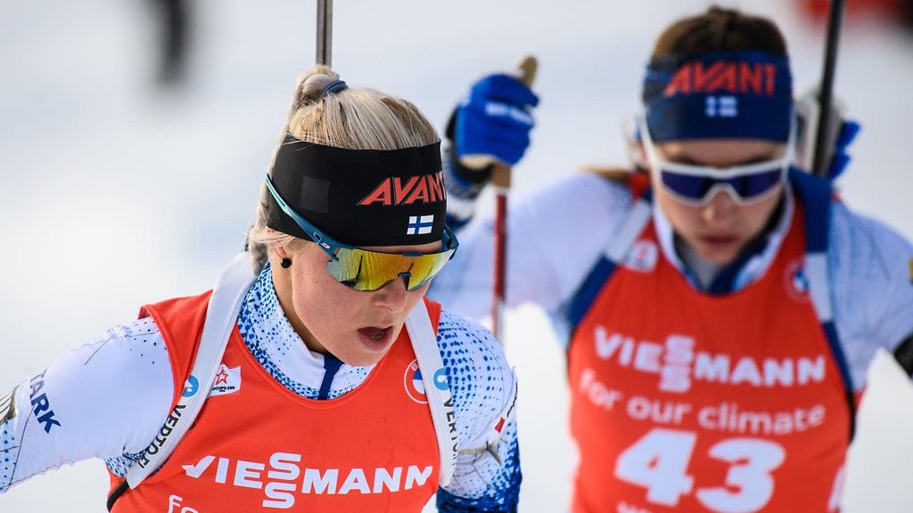 Mari Eder ja Nastassia Kinnunen olivat pisteillä Antholz-Anterselvan normaalikisassa.