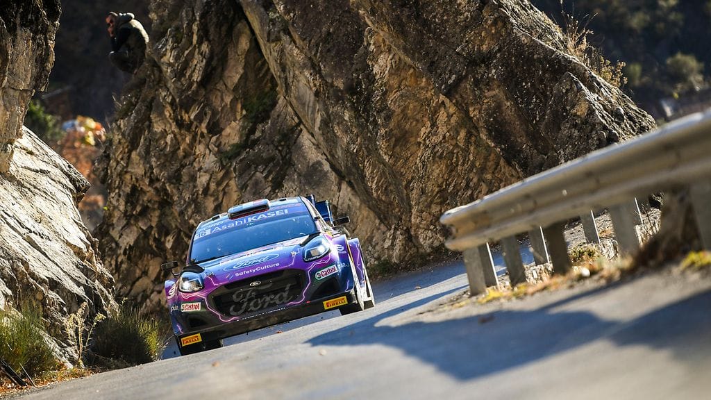 Adrien Fourmaux'n ulosajo aiheuttaa M-Sportille huolta.