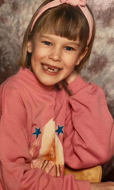 Sara Sieppi lapsuuskuva