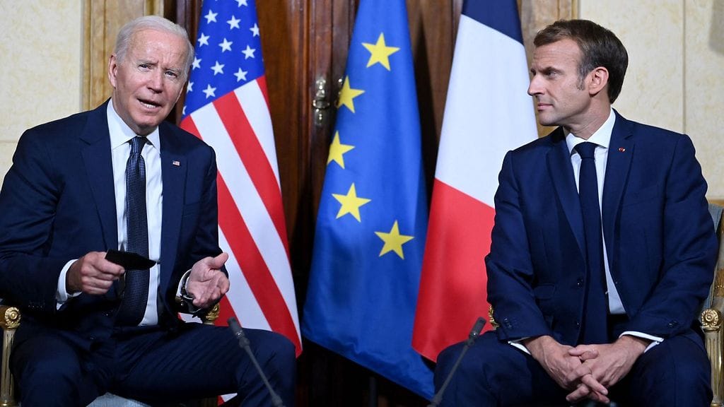 Ranskan presidentti Emmanuel Macron ja Yhdysvaltain presidentti Joe Biden tapaavat tänään Valkoisessa talossa.