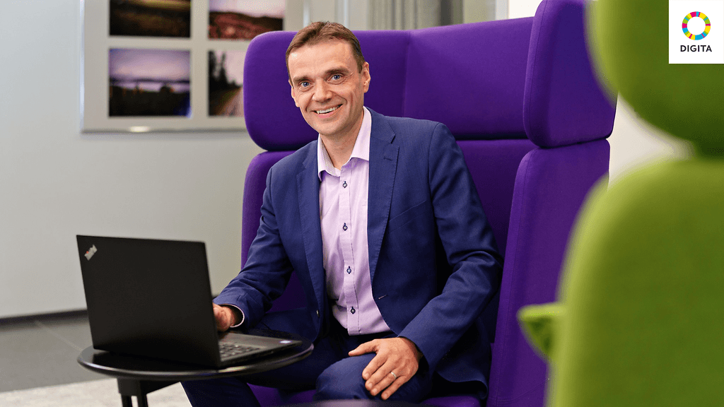 Digita Oy:n operatiivinen johtaja Markus Ala-Hautala