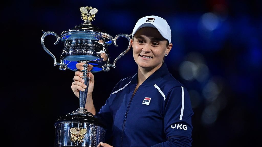 Ashleigh Barty voitti Australian avoimet.