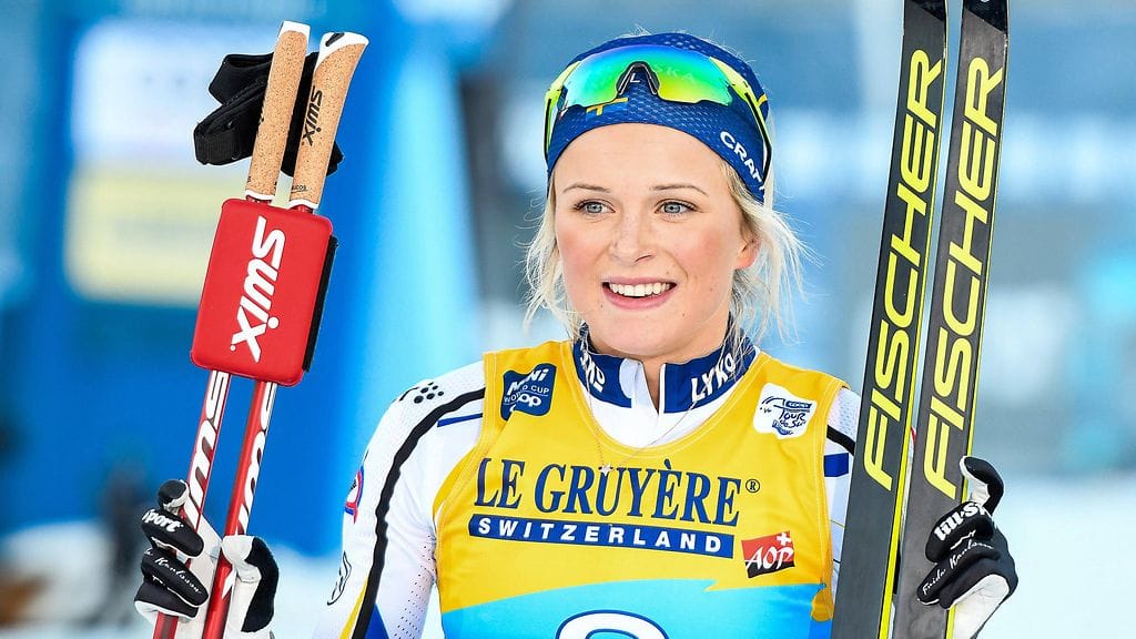 Frida Karlsson on yksi Pekingin talviolympialaisten suurimmista mitalisuosikeista.