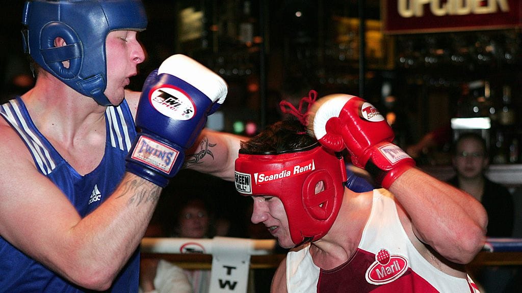 Robert Helenius ja Jarno Rosberg kohtasivat vuonna 2004 Porvoossa.