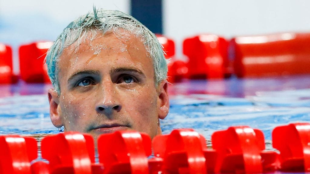 Kuusinkertainen olympiavoittaja Ryan Lochte oli kohun keskiössä Rion olympialaisissa.