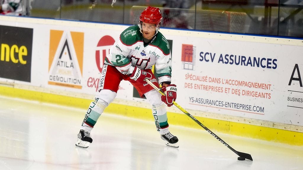Huittislaisen Lauttakylän Lujan kasvatti Juho Mäkelä kiekkoilee ranskalaisessa Anglet Hormadissa.