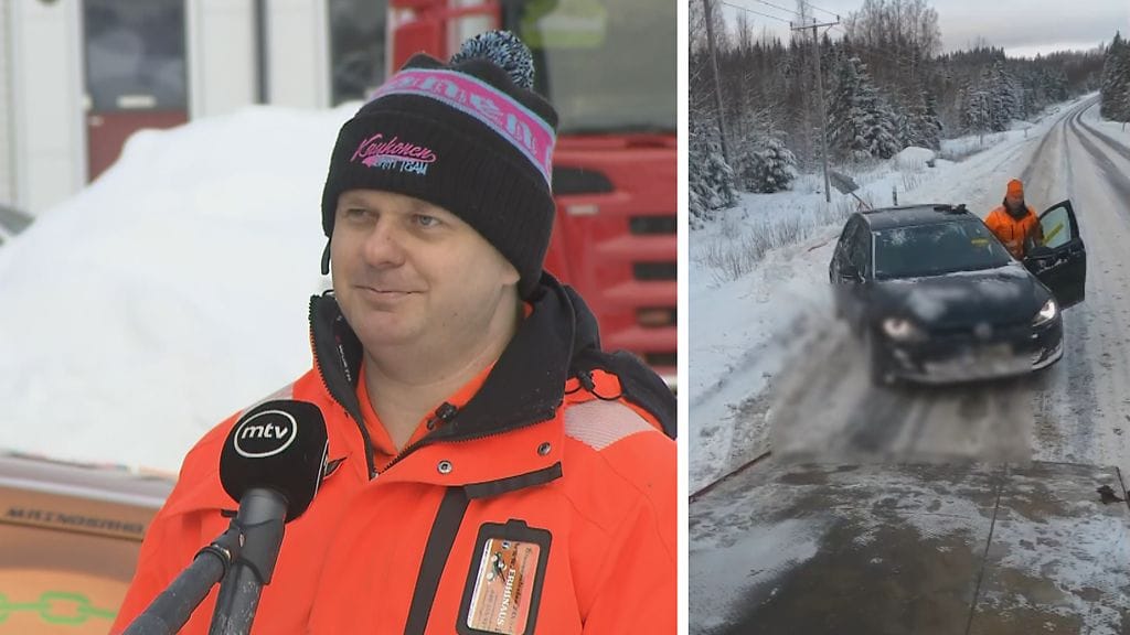 Tuusulalaisella hinausautofirmalla 20-kertainen määrä keikkoja Valtteri-myrskyn takia – yrittäjä kertoo yleisimmät syyt hinaukselle