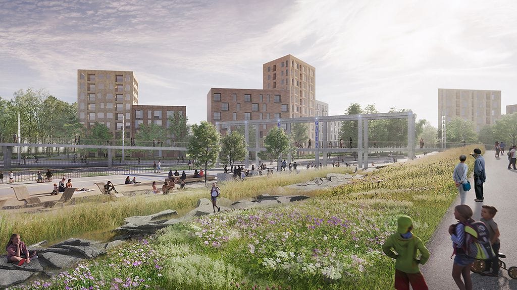 Malmin lentoasema, rakentaminen, havainnekuva1