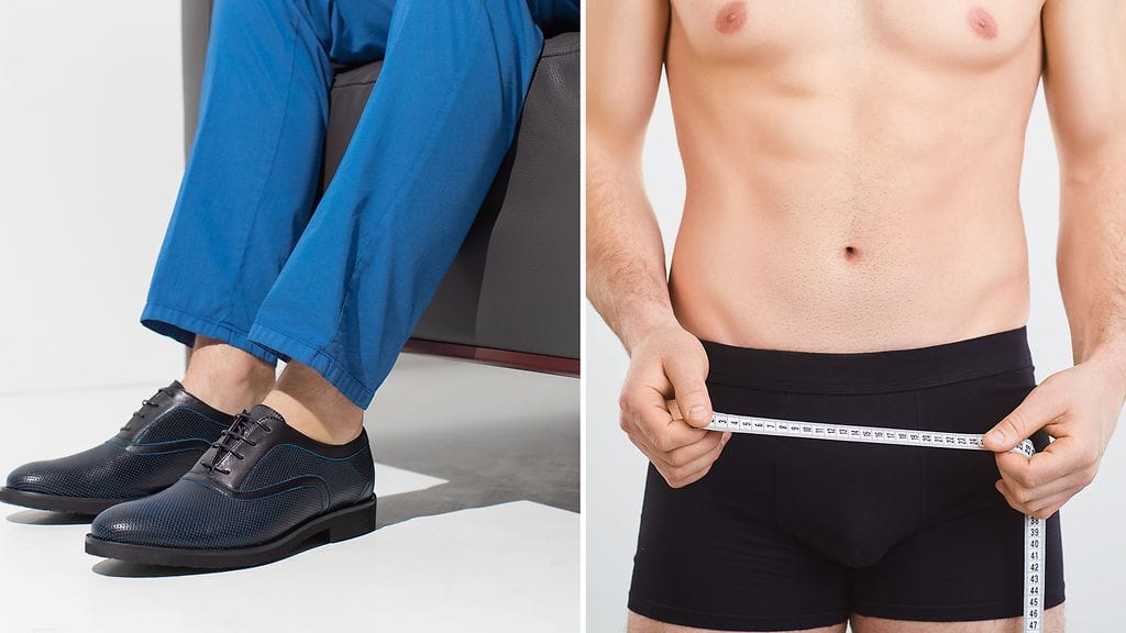 Kengän ja peniksen koon välinen yhteys on pelkkä myytti.