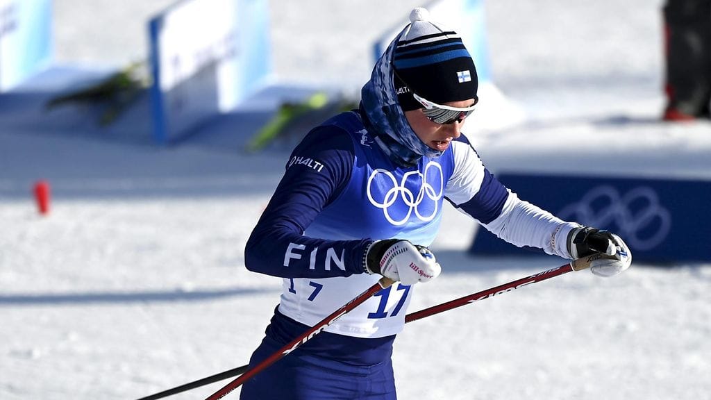 Johanna Matintalo oli 12:s Pekingin olympialaisten avausmatkalla.