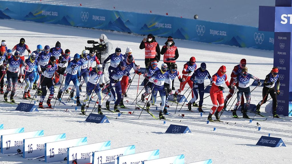 Naisten yhdistelmäkilpailu avasi Pekingin olympialaisten maastohiihtourakan.
