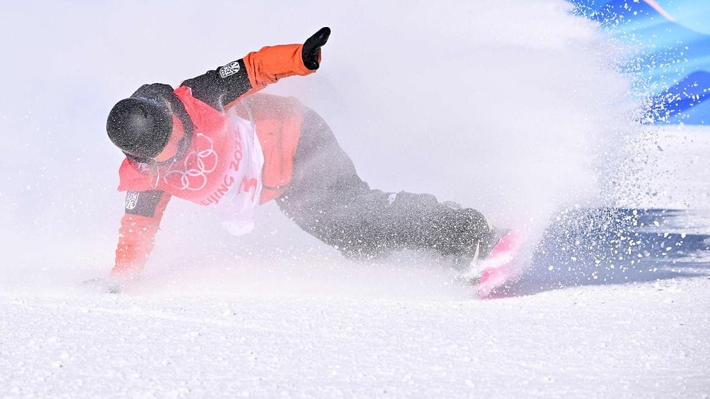 Enni Rukajärvi kaatui useaan otteeseen olympiafinaalissa.