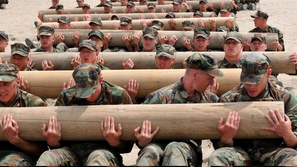 Navy SEAL -kokelaita vuonna 2011.