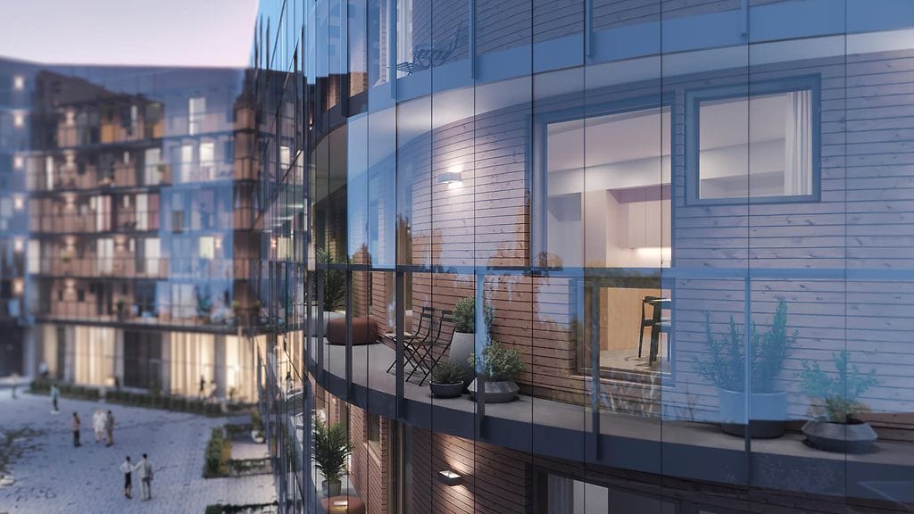 Meander-talo Töölössä.