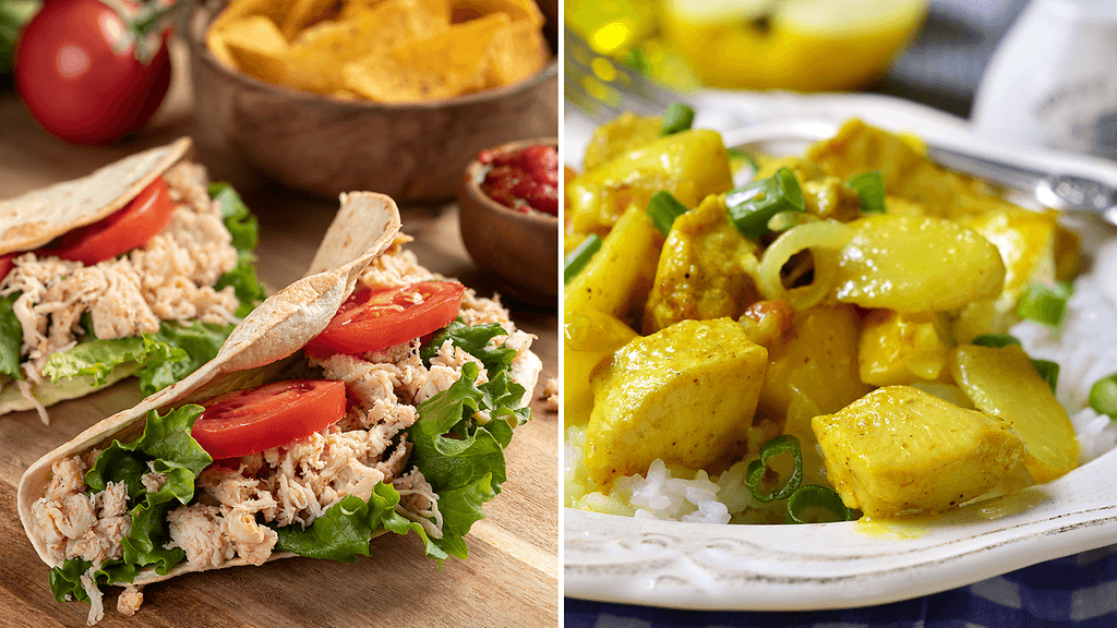 Tortillan väliin vai mausteiseksi kastikkeeksi? Hunajamarinoitu broileri taipuu moneen.