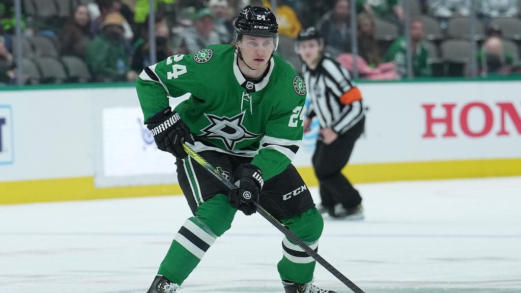 Dallas Starsin Roope Hintz naputti Nashville Predatorsia vastaan tehopisteet 1+1.