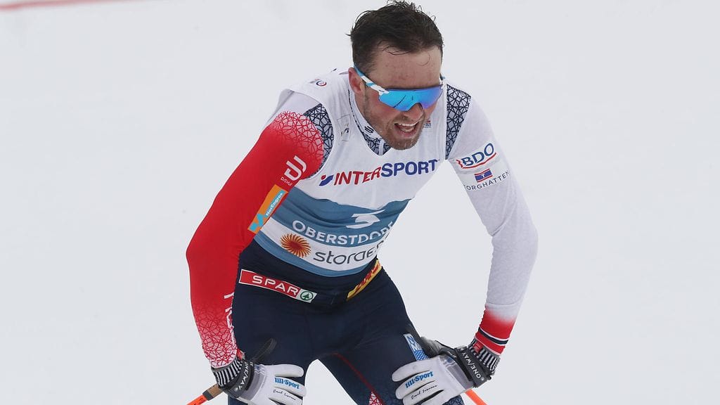 Emil Iversen ei mahtunut Norjan hiihtojoukkueeseen Pekingin olympialaisten avausmatkoilla.