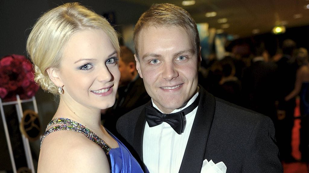 Valtteri Bottas ja Emilia Pikkarainen.