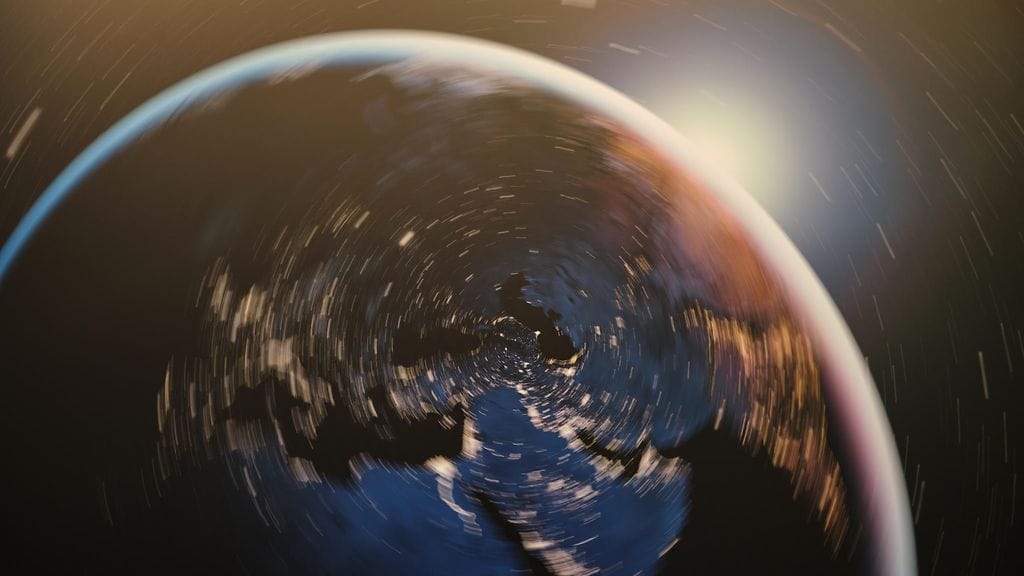 Makuuhuoneeseen pudonnut mötikkä paljastui 4,6 miljardia vuotta vanhaksi kondriitti-meteoriitiksi. Kuvituskuva.