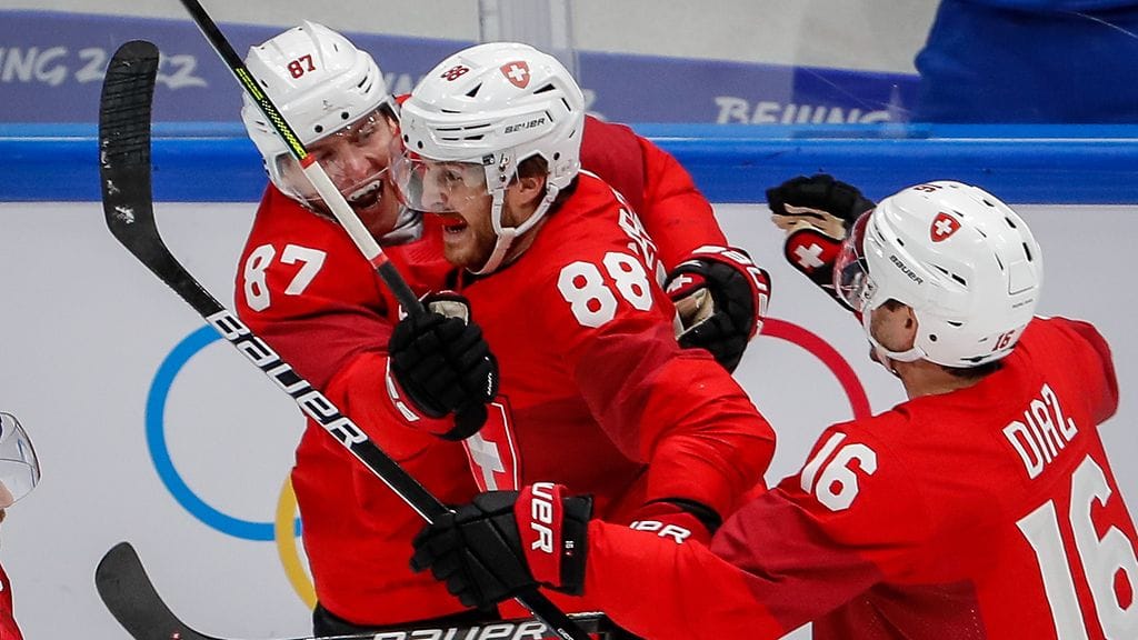 Sveitsin Killian Mottet iski voittomaalin Tshekin verkkoon vain 13 sekuntia tasoitusosuman jälkeen.