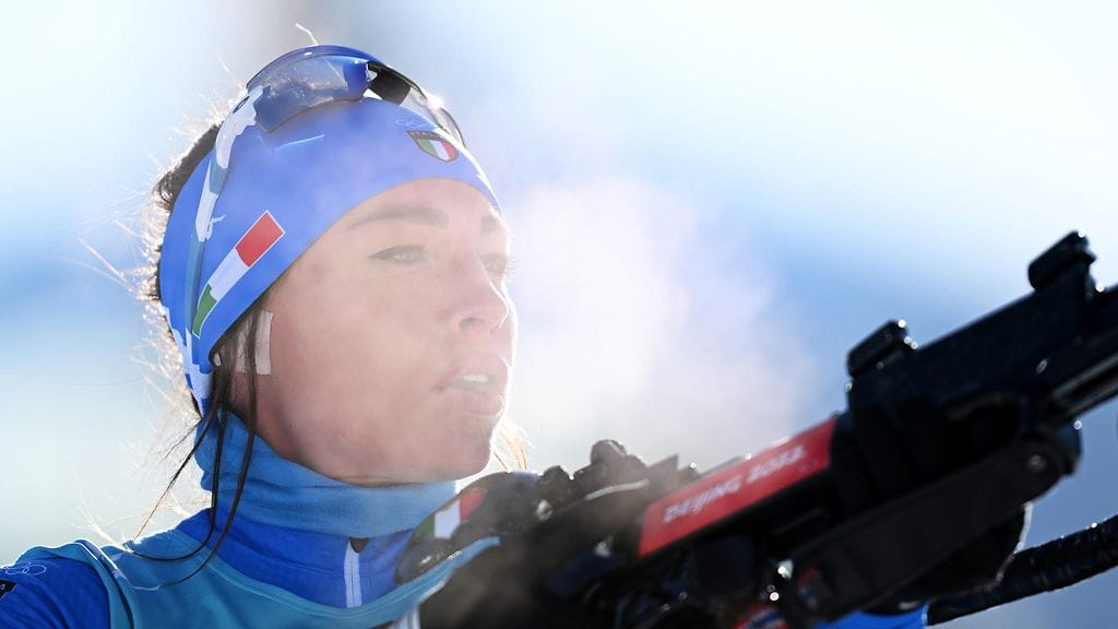 Dorothea Wierer ei jää kaipaamaan mitään Pekingin talviolympialaisista.