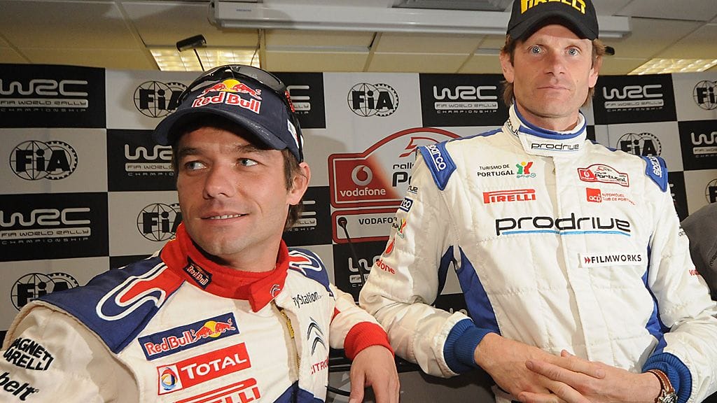 Sebastien Loeb ja Marcus Grönholm vuonna 2009.