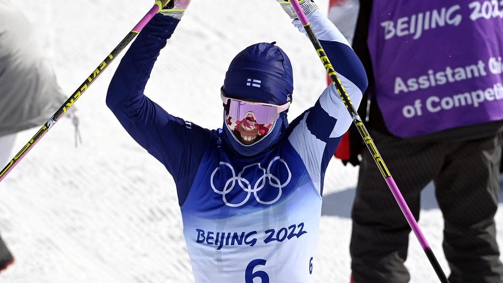 Kerttu Niskanen saavutti upean kilpailun jälkeen olympiapronssia.