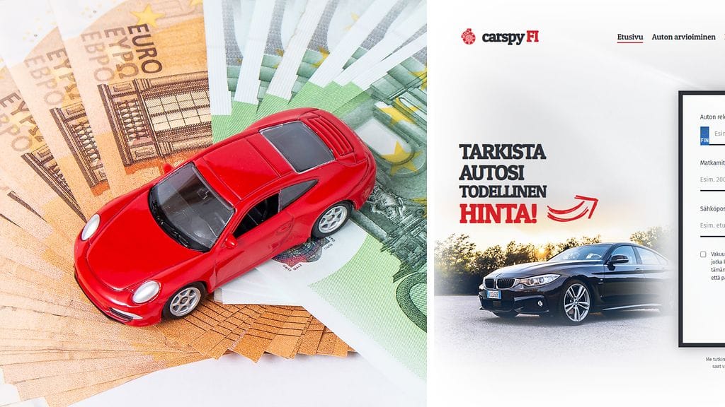 Auton hinta-arviopalvelu Carspy.fi on joutunut Kilpailu- ja kuluttajaviraston syyniin. Sen taustalla oleva latvialaisyhtiö on lähettänyt suomalaisille 249 euron yllätyslaskuja.
