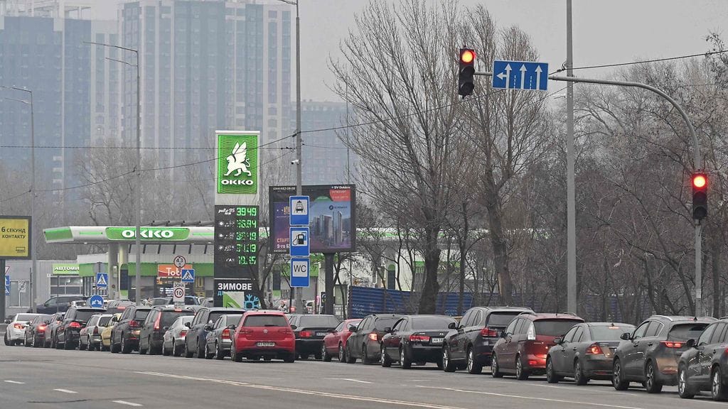 Ukraina Kiova ruuhka LK