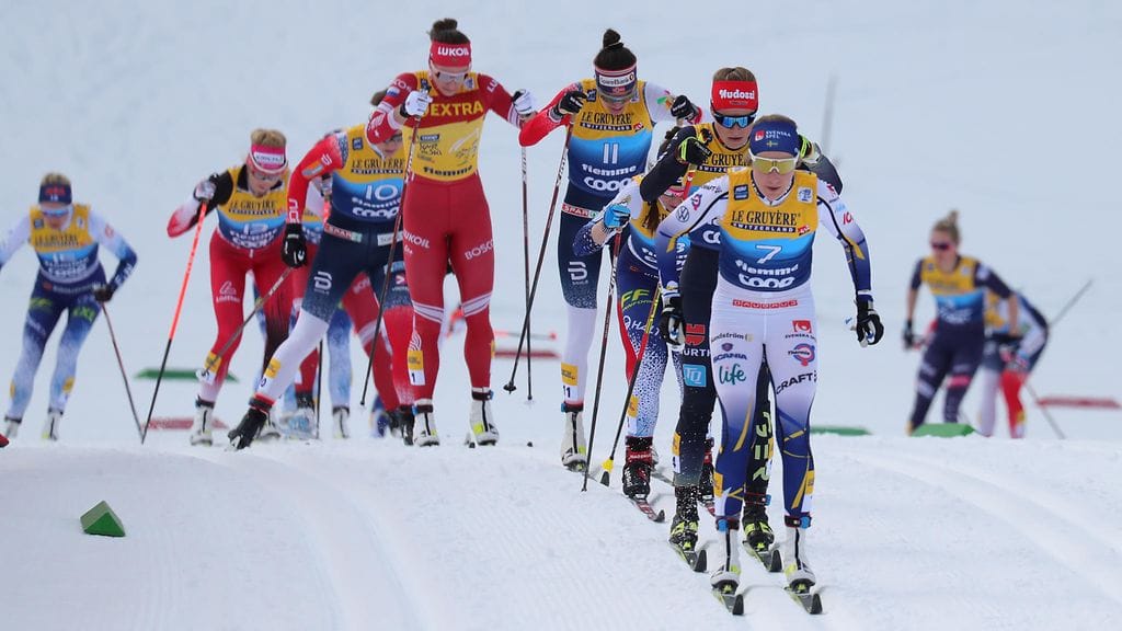 Hiihtoliitto odottaa FISin linjausta Venäjän maailmancup-kilpailuista. Kuvituskuva.