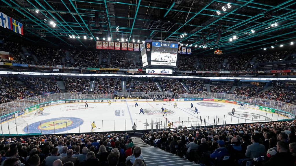 Hartwall Arena toimi marraskuussa Karjala-turnauksen näyttämönä.