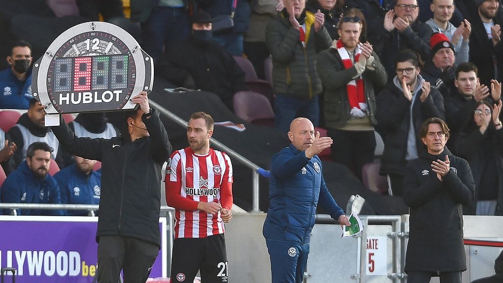 Christian Eriksen pelasi ensimmäisen kerran sitten EM-kisojen Huuhkajat-ottelun.