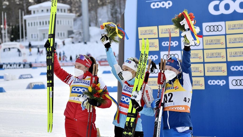 Krista Pärmäkoski ylsi kolmanneksi Lahdessa.