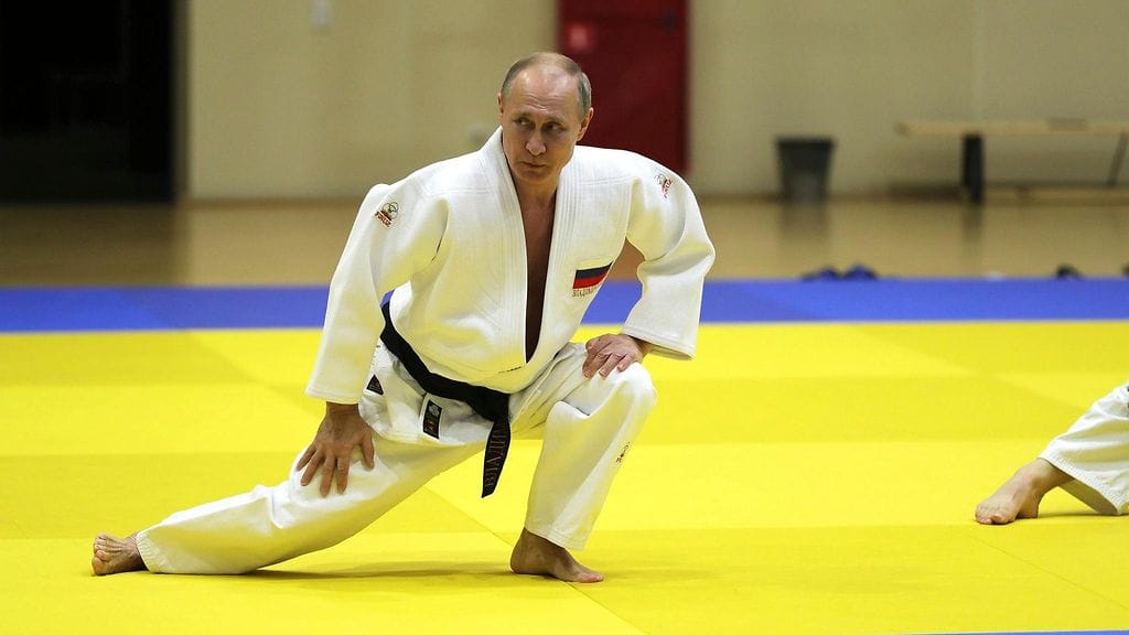 Venäjän presidentti Vladimir Putinilla on musta vyö judossa.