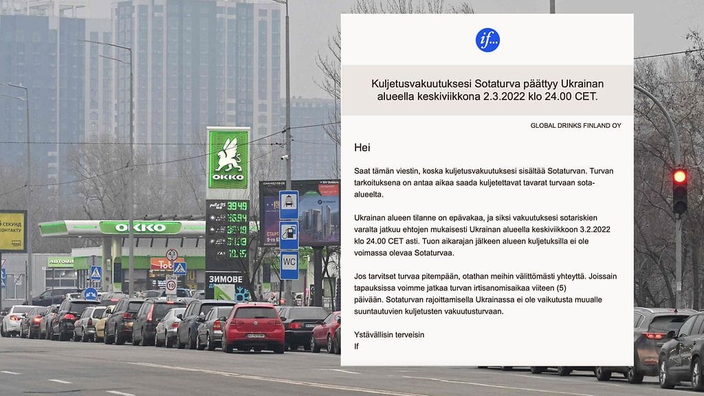 Suomalaisyrityksellä on Ukrainassa jumissa 150 000 euron arvosta materiaaleja.