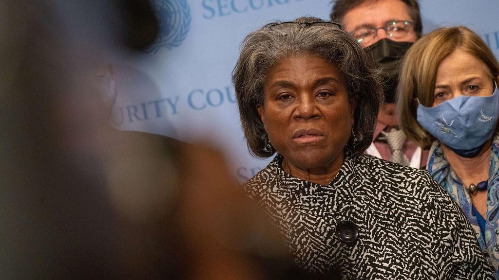 Puheesta ei käy ilmi, mihin Thomas-Greenfield tarkalleen viittaa.