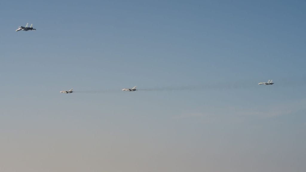 Venäjän ilmatilaloukkaus Ruotsissa.