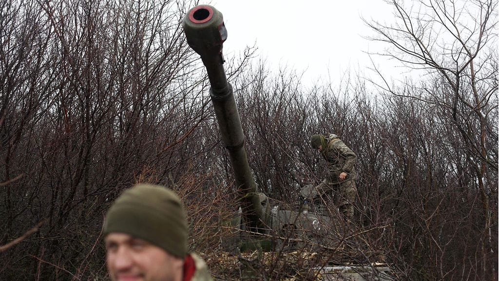 Ukrainan armeijan sotilaita.