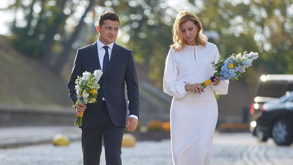 Olena Zelenska, Volodymyr Zelenskyi