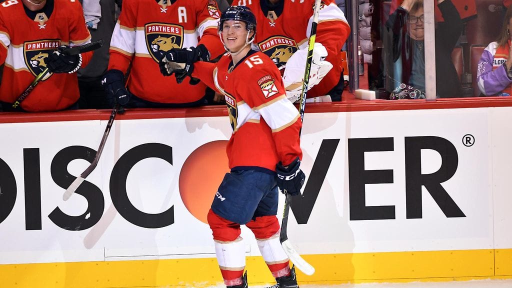 Anton Lundell pelaa upeaa tulokaskautta NHL:ssä.