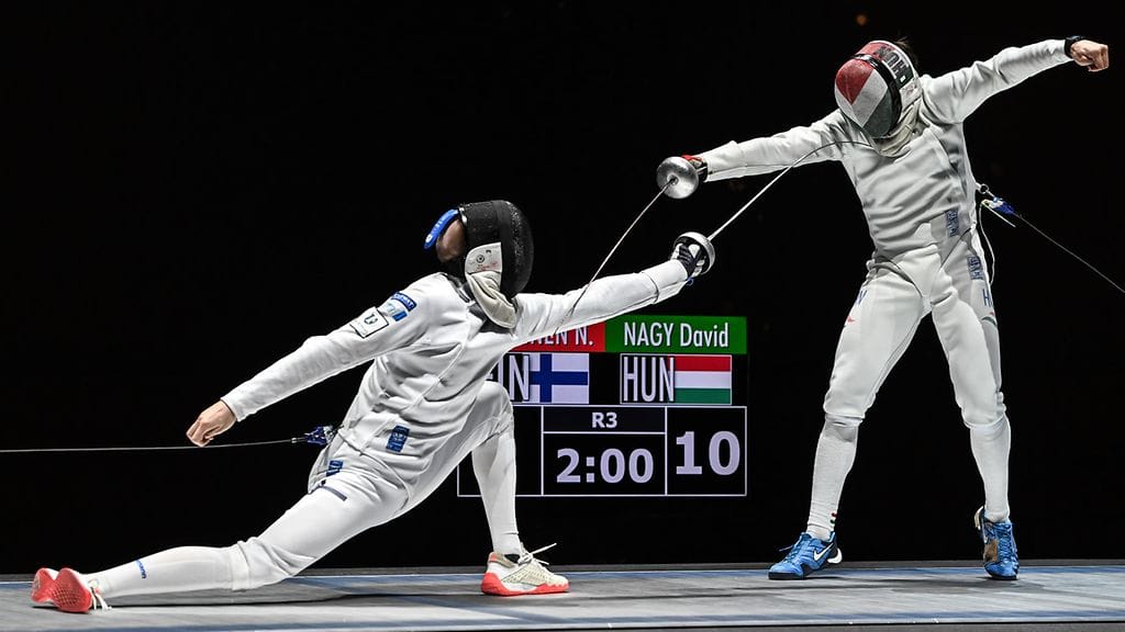 Niko Vuorinen ylsi kolmanneksi Budapestissä.