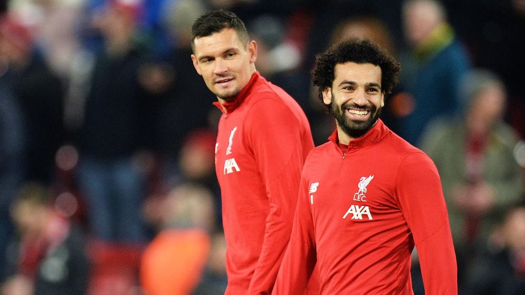 Dejan Lovren vinoili Mohamed Salahin paidattomasta kuvasta.