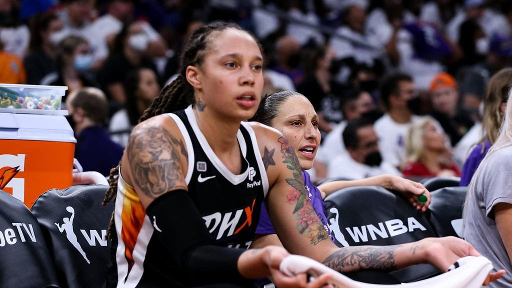 Brittney Griner pelaa WNBA:ssa Phoenix Mercuryn joukkueessa.