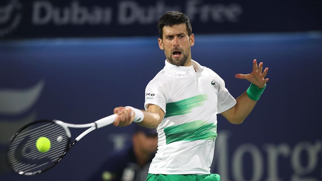 Novak Djokovicin kuluvan vuoden ainoa turnaus Dubaissa päättyi puolivälierätappioon.