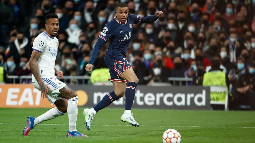 PSG:n Kylian Mbappé osui jälleen Real Madridia vastaan.