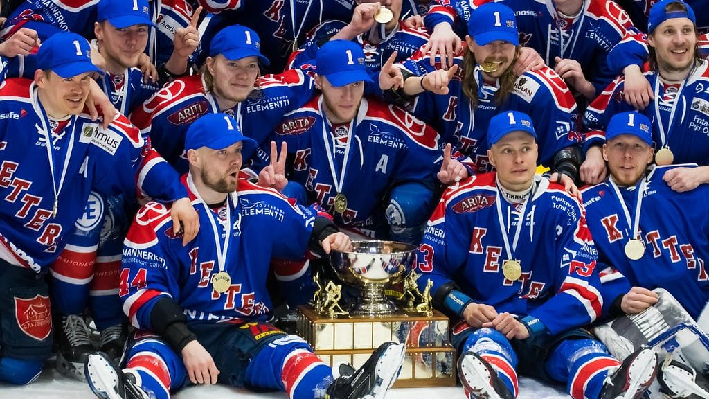 Mestis pohtii laajenemista ulkomaille. Imatran Ketterä voitti viime kaudella sarjan mestaruuden (kuvassa).