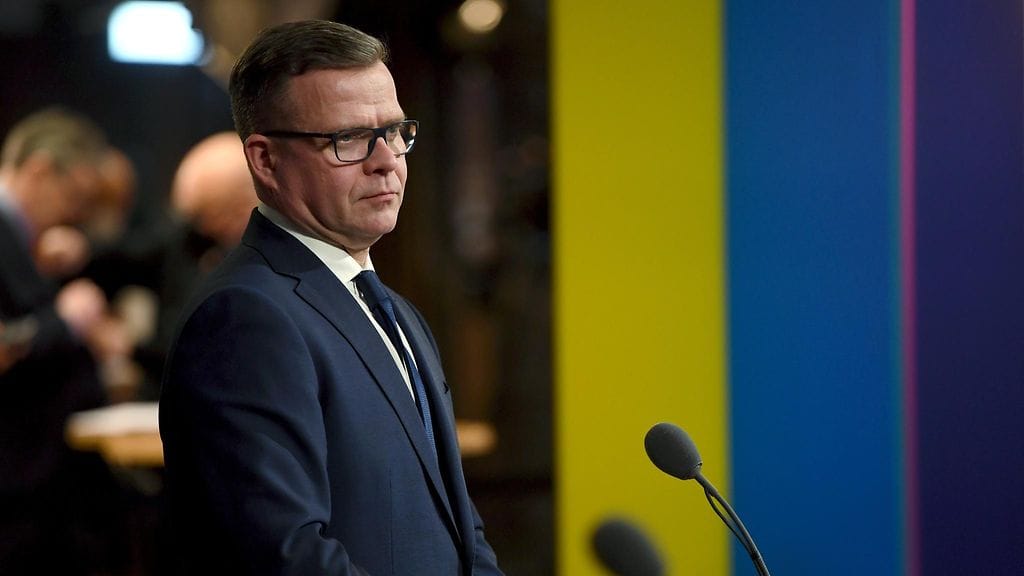 Kokoomuksen puheenjohtaja Petteri Orpo tammikuussa.