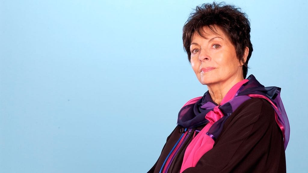 Anneli Sauli Allerin studiolla vuonna 2004. AOP.